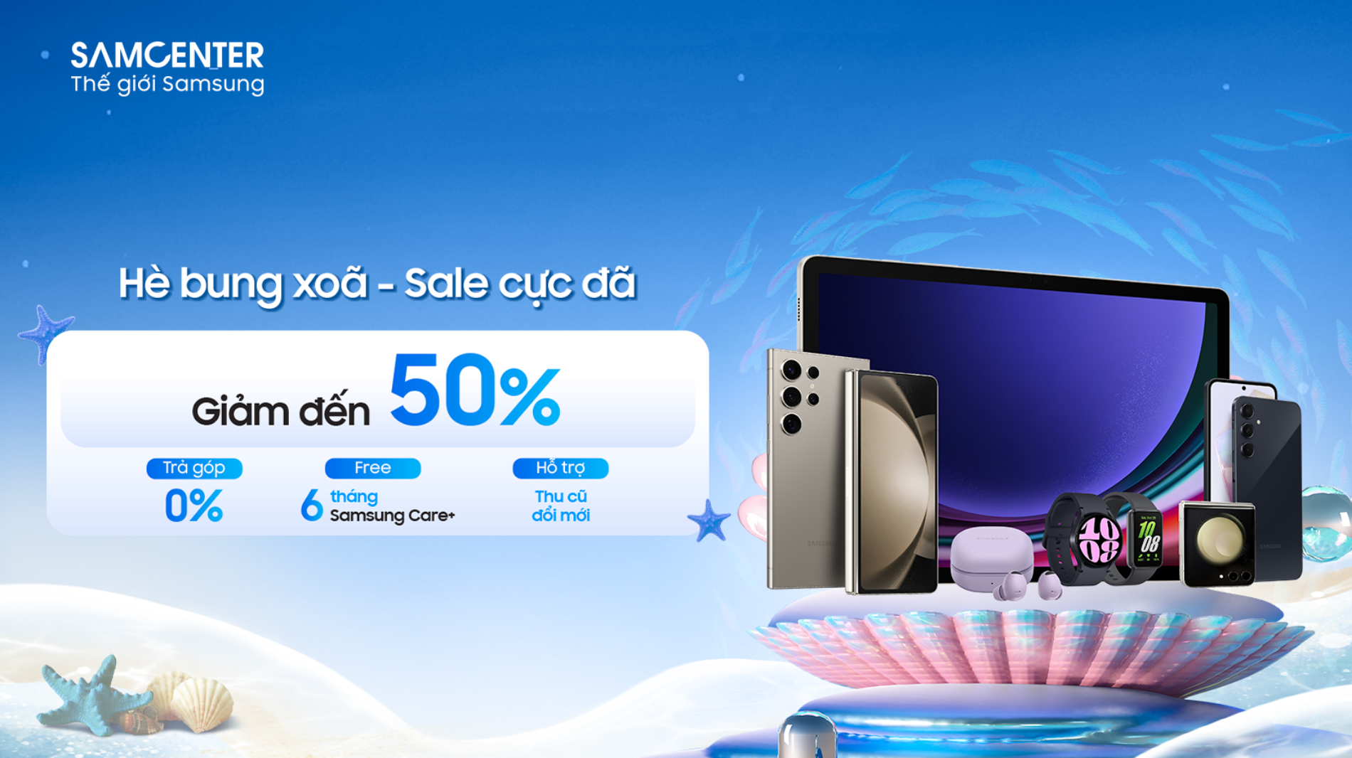 Hình ảnh cho danh mục Chương trình Samsung Care+ Tháng 6/2024